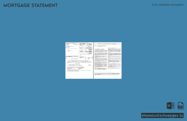 USA, Iowa, Wells Fargo Bank, Hypothekenzinsabrechnung, 2 Seiten, Beispielansicht